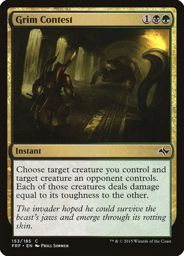 Grim Contest [Fate Reforged] - MTG Single