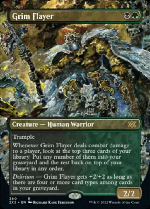 Grim Flayer (Borderless Alternate Art) [Double Masters 2022] - MTG Single
