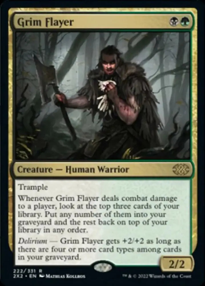 Grim Flayer [Double Masters 2022] - MTG Single