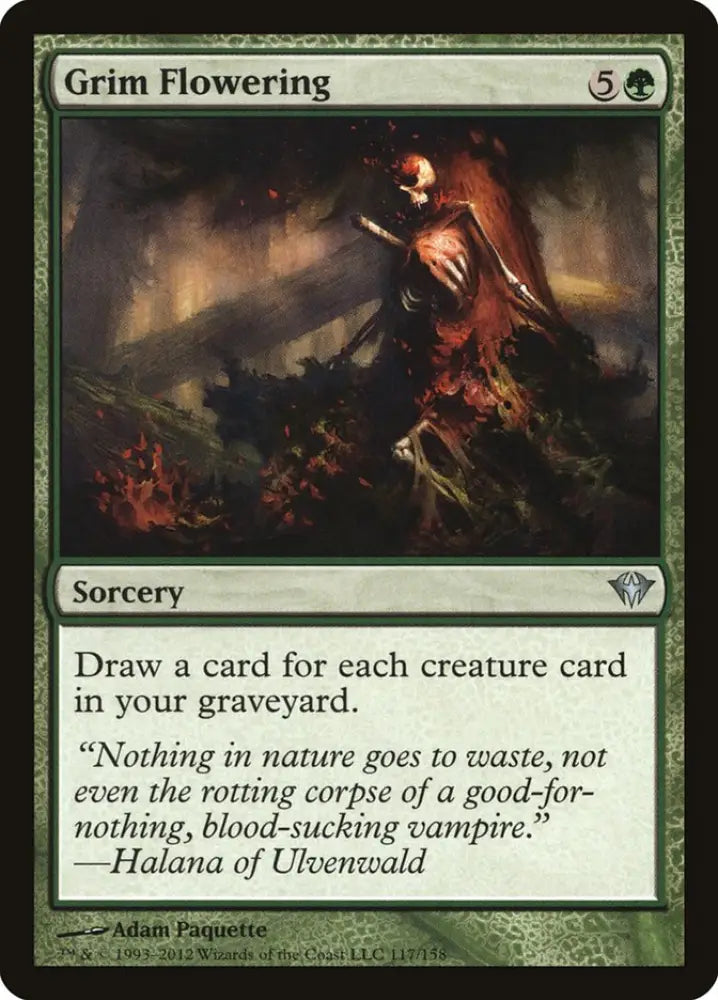 Grim Flowering [Dark Ascension] - MTG Single