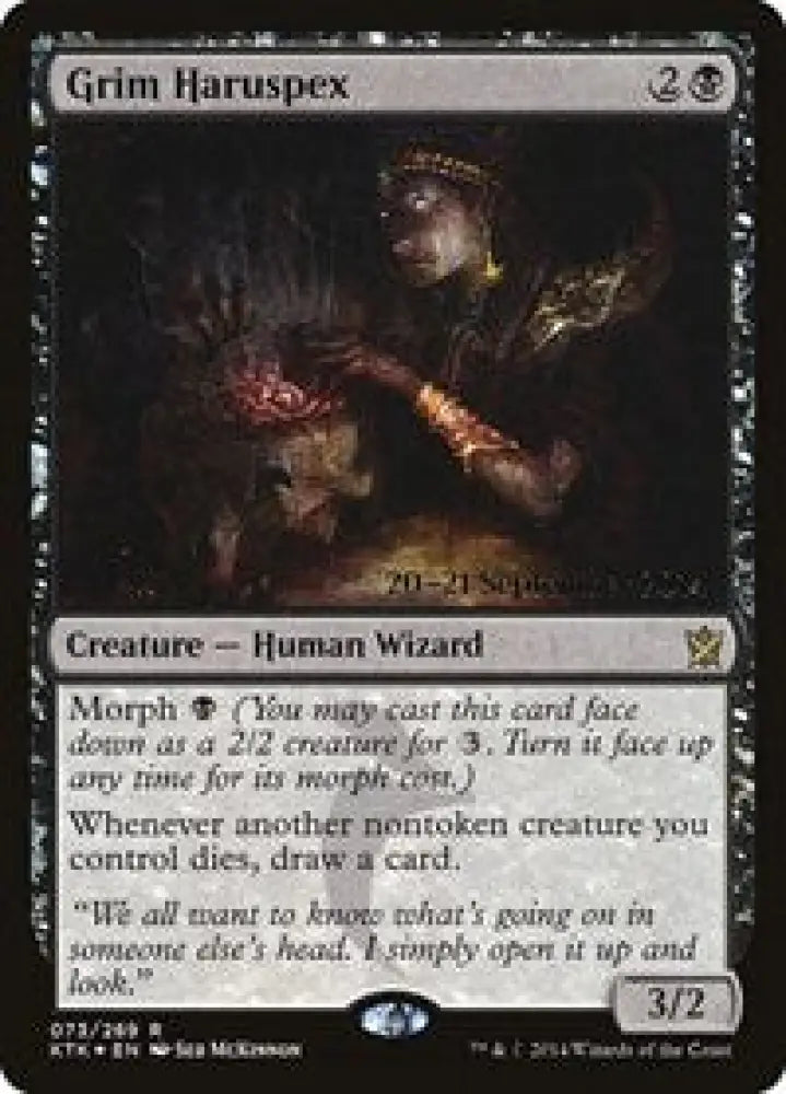 Grim Haruspex (73) [Prerelease Cards]