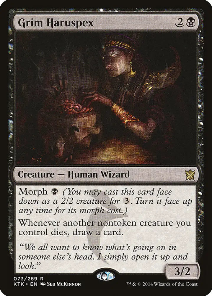 Grim Haruspex [Khans of Tarkir] - MTG Single