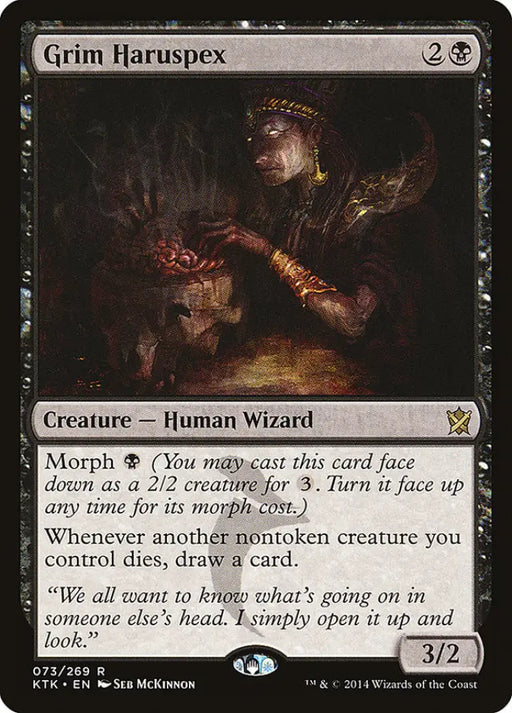 Grim Haruspex [Khans of Tarkir] - MTG Single