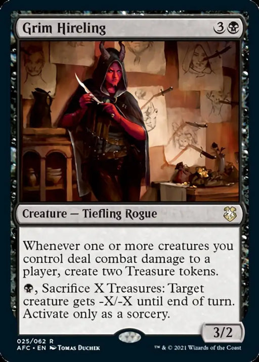 Grim Hireling [Dungeons & Dragons: Adventures in the Forgotten Realms Commander] - MTG Single