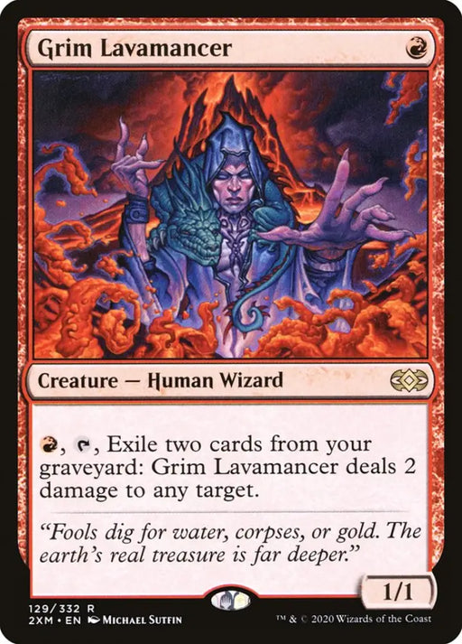 Grim Lavamancer [Double Masters] - MTG Single