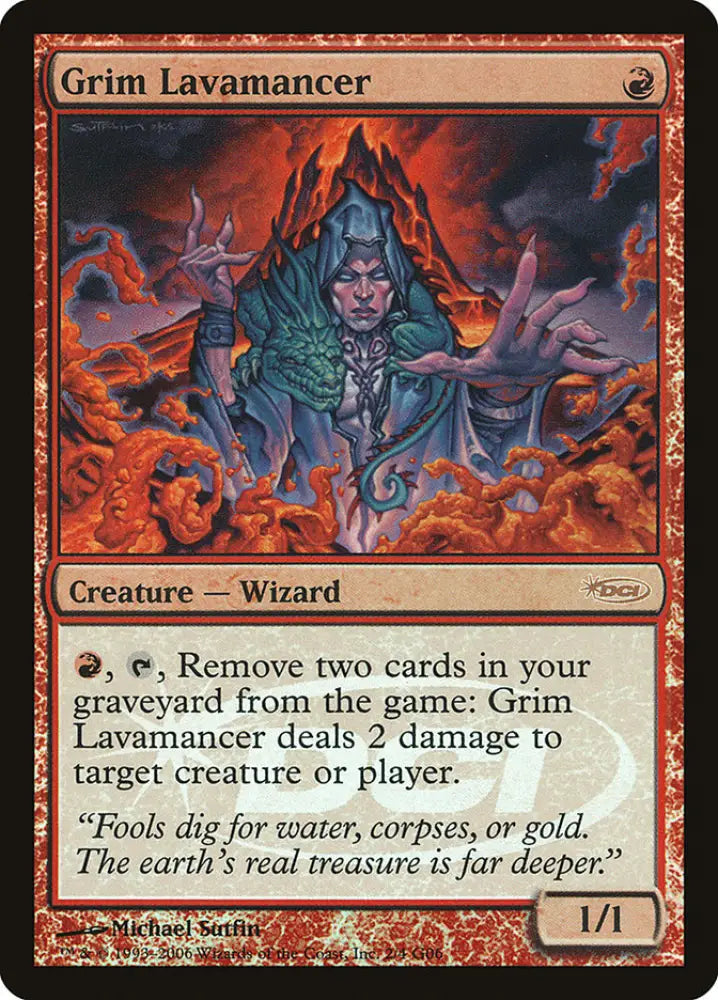 Grim Lavamancer [Judge Gift Cards 2006] - MTG Single