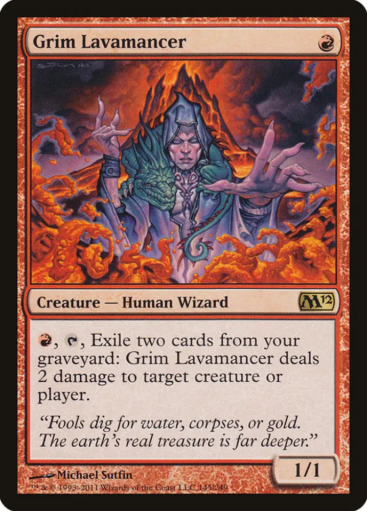 Grim Lavamancer [Magic 2012] - MTG Single