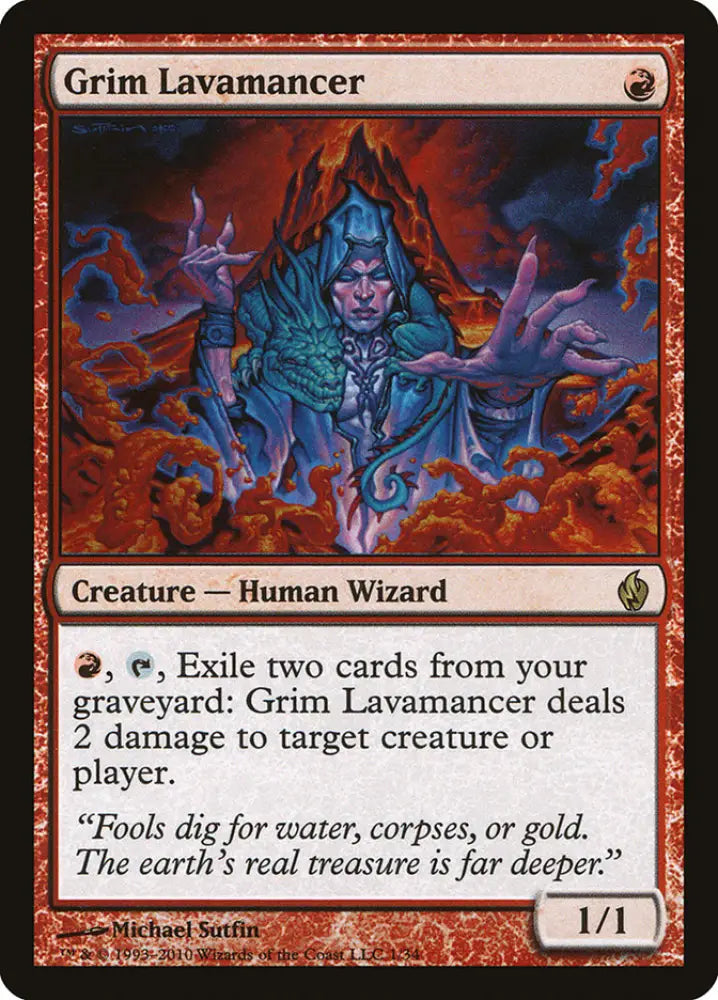 Grim Lavamancer [Premium Deck Series: Fire and Lightning] - MTG Single