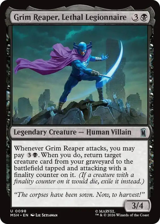 Grim Reaper, Lethal Legionnaire (98) [Marvel Super Heroes]