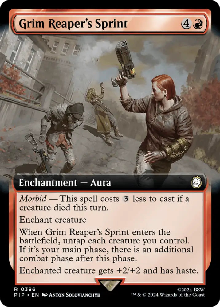 Grim Reaper’s Sprint (Extended Art) [Fallout] - MTG Single