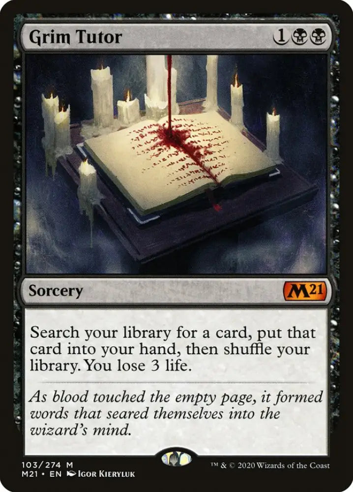 Grim Tutor [Core Set 2021] - MTG Single
