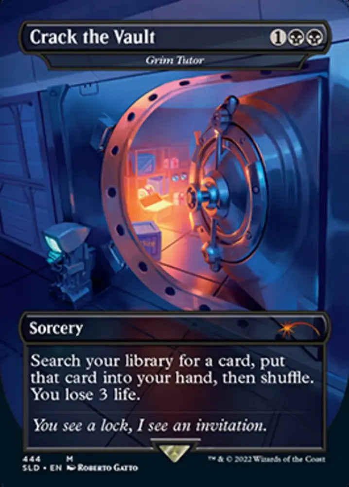Grim Tutor - Crack the Vault [Secret Lair Drop Series] - MTG Single
