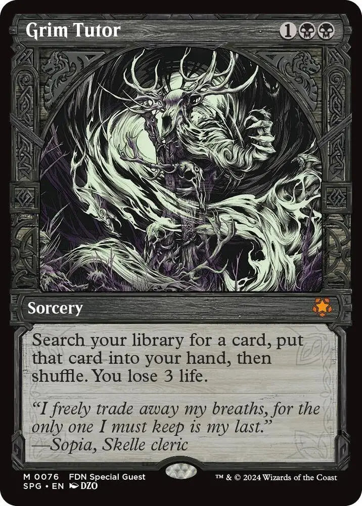 Grim Tutor (Showcase) (76) [Special Guests]