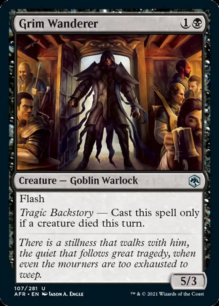 Grim Wanderer [Dungeons & Dragons: Adventures in the Forgotten Realms] - MTG Single
