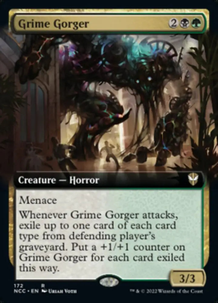 Grime Gorger (Extended Art) [Streets of New Capenna Commander] - MTG Single