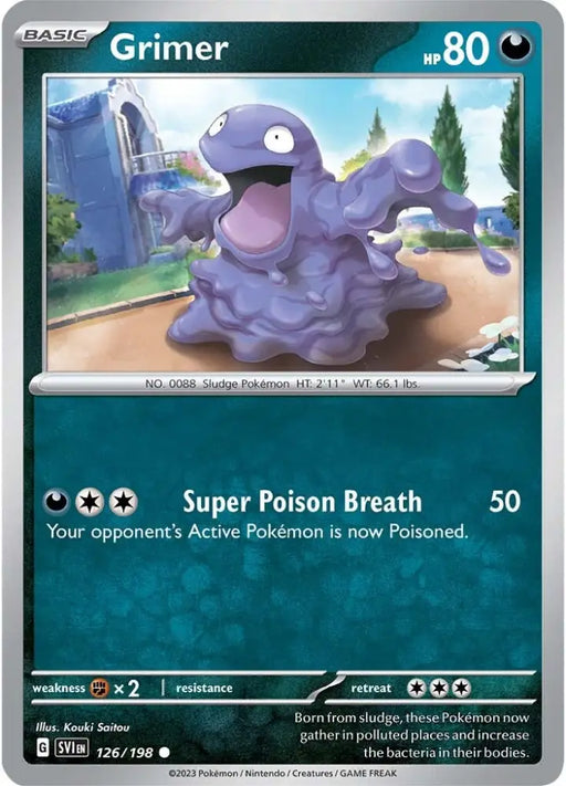 Grimer (126/198) [Scarlet & Violet: Base Set] - Pokemon Single