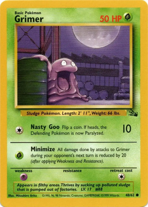 Grimer (48/62) [Fossil Unlimited] - Pokemon Single