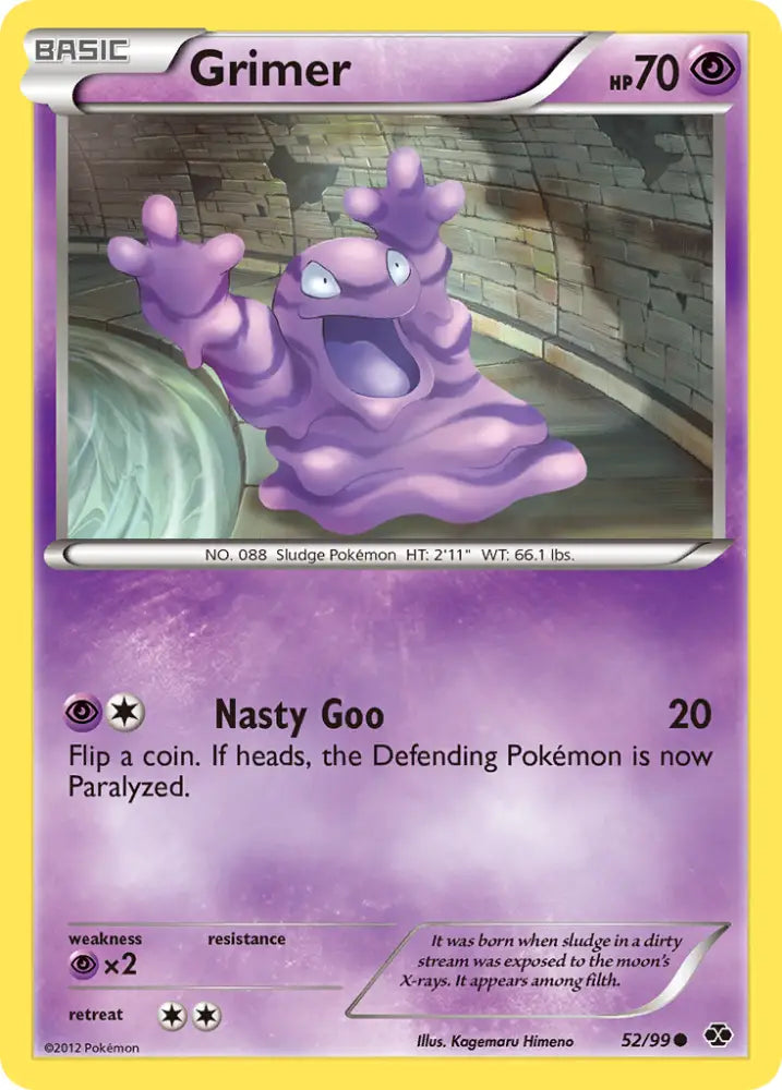 Grimer (52/99) [Black & White: Next Destinies] - Pokemon Single