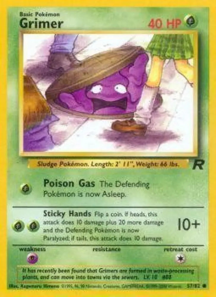 Grimer (57/82) [Team Rocket Unlimited] - Pokemon Single
