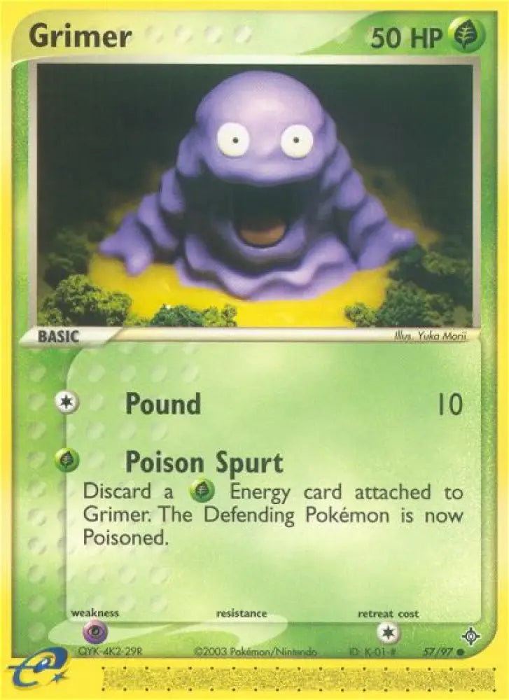 Grimer (57/97) [EX: Dragon] - Pokemon Single
