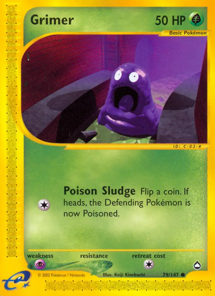 Grimer (79/147) [Aquapolis] - Pokemon Single