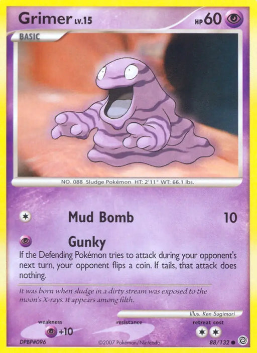 Grimer (88/132) [Diamond & Pearl: Secret Wonders] - Pokemon Single