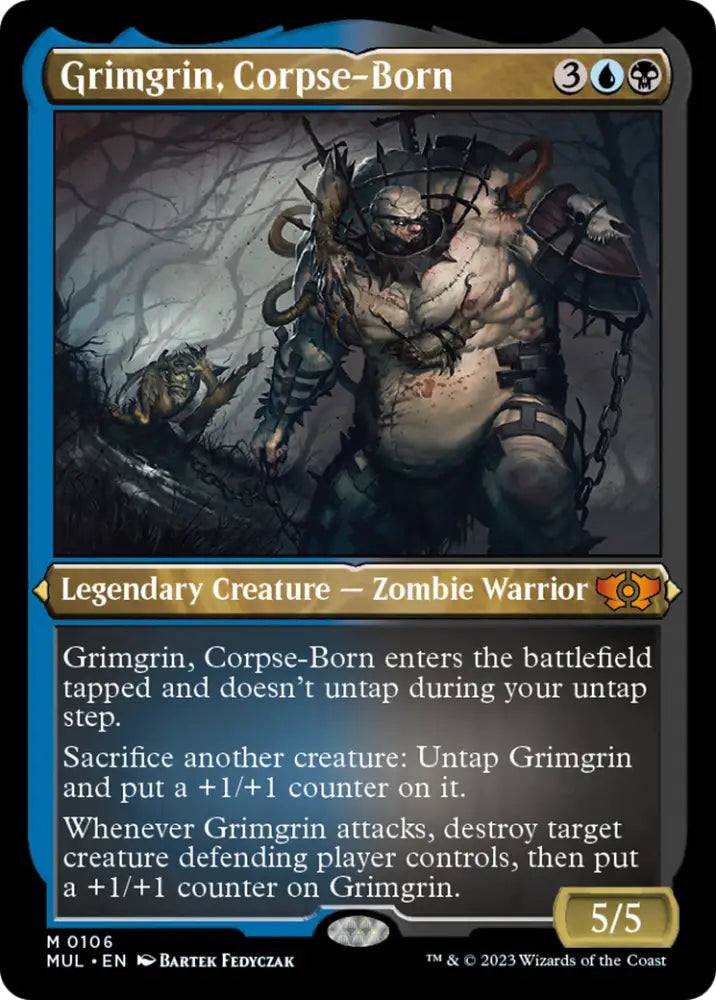 Grimgrin Corpse-Born (Foil Etched) [Multiverse Legends] - MTG Single