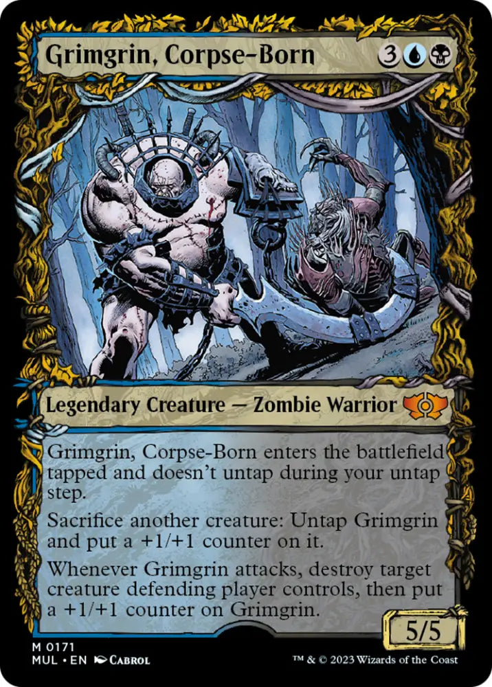 Grimgrin Corpse-Born (Halo Foil) [Multiverse Legends] - MTG Single