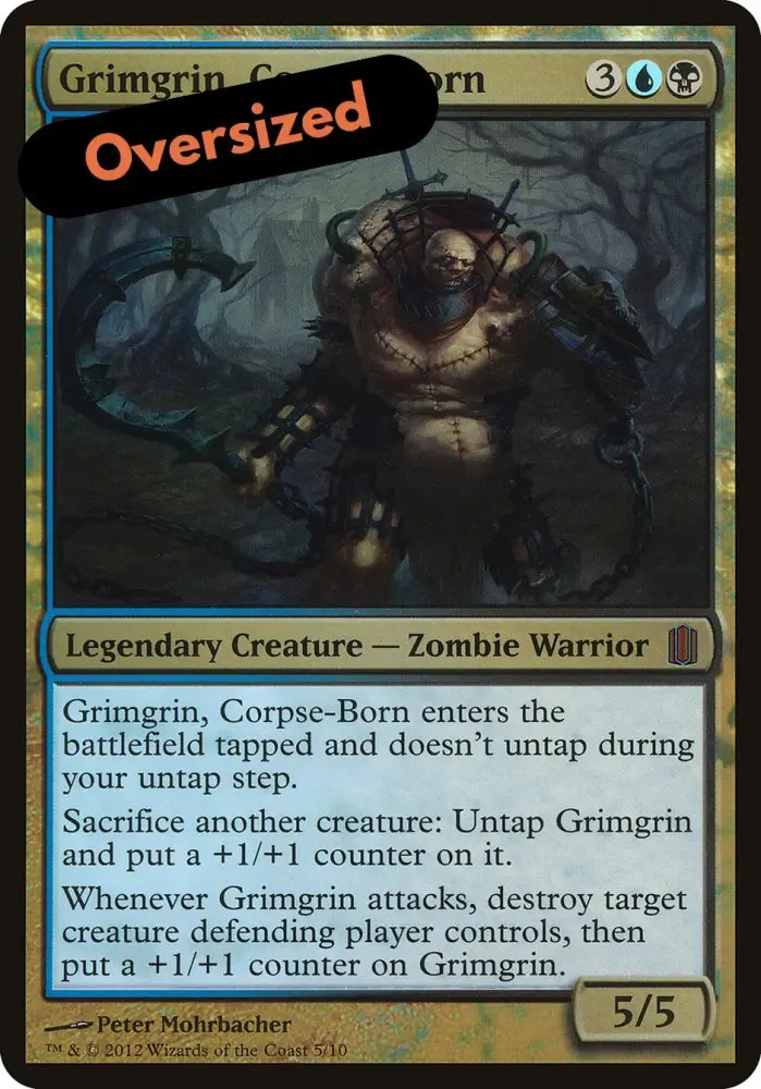 Grimgrin Corpse-Born (Oversized) [Commander’s Arsenal Oversized] - MTG Single