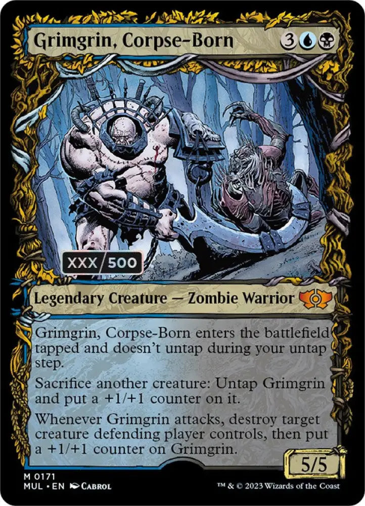 Grimgrin Corpse-Born (Serialized) [Multiverse Legends] - MTG Single