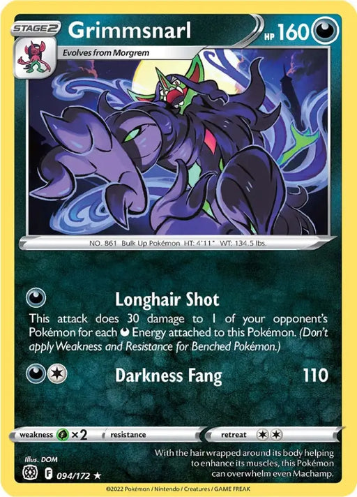 Grimmsnarl (094/172) [Sword & Shield: Brilliant Stars] - Pokemon Single