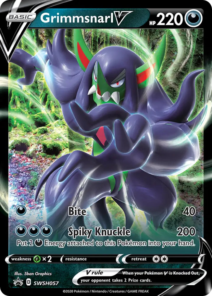 Grimmsnarl V (SWSH057) [Sword & Shield: Black Star Promos] - Pokemon Single