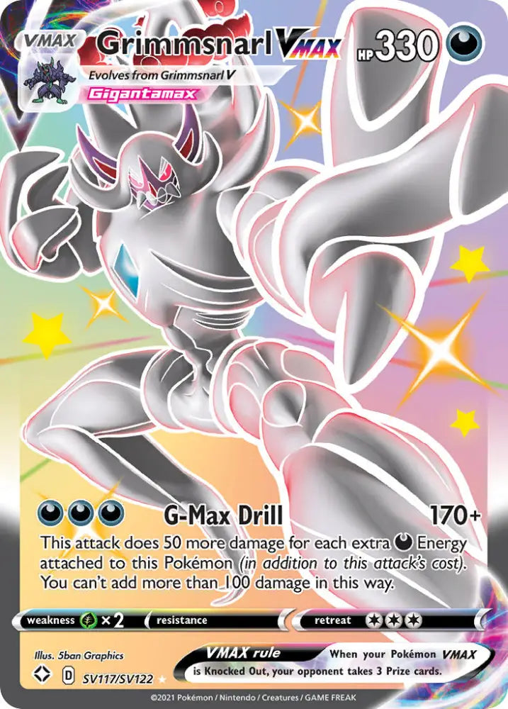 Grimmsnarl VMAX (SV117/SV122) [Sword & Shield: Shining Fates] - Pokemon Single