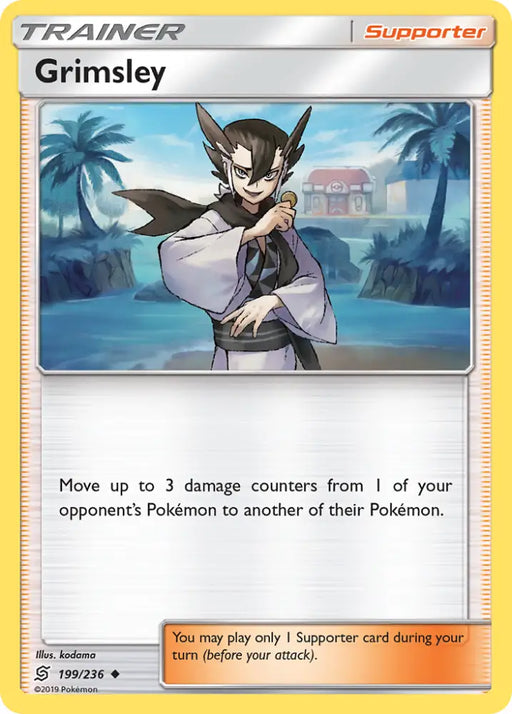 Grimsley (199/236) [Sun & Moon: Unified Minds] - Pokemon Single