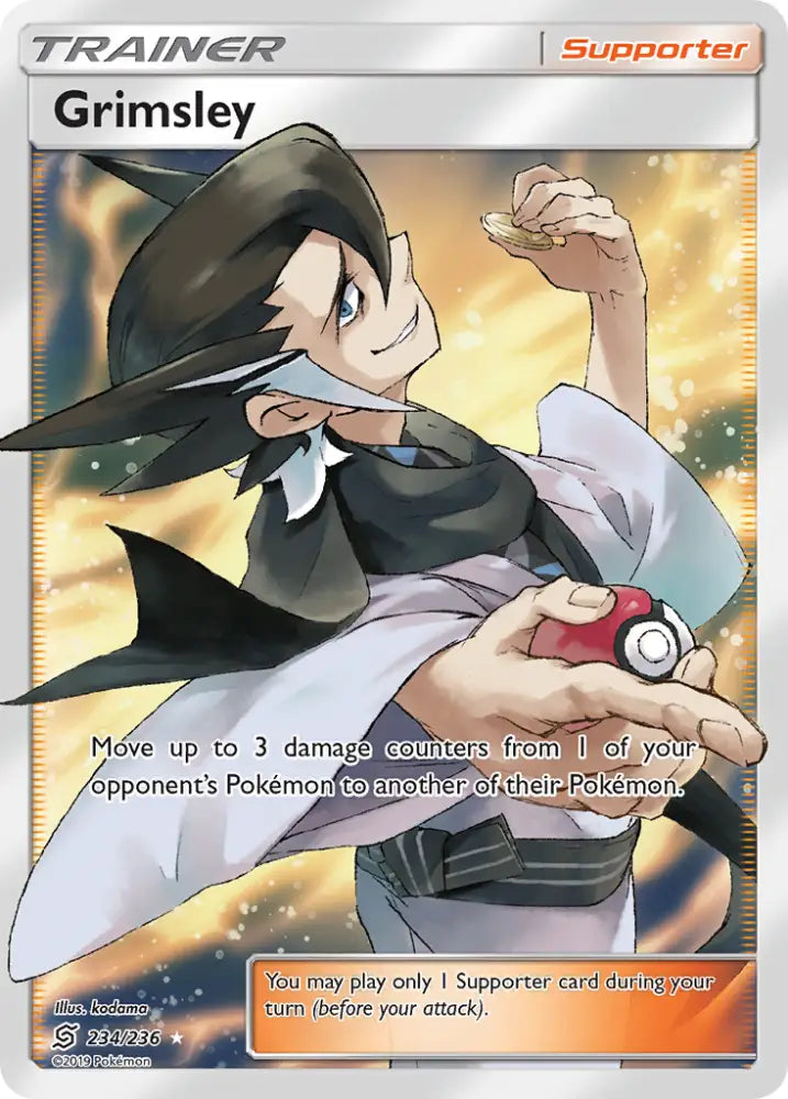 Grimsley (234/236) [Sun & Moon: Unified Minds] - Pokemon Single