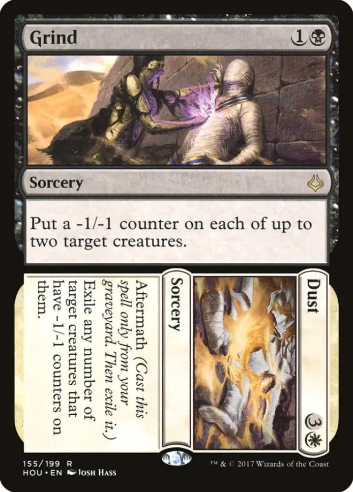 Grind // Dust [Hour of Devastation] - MTG Single