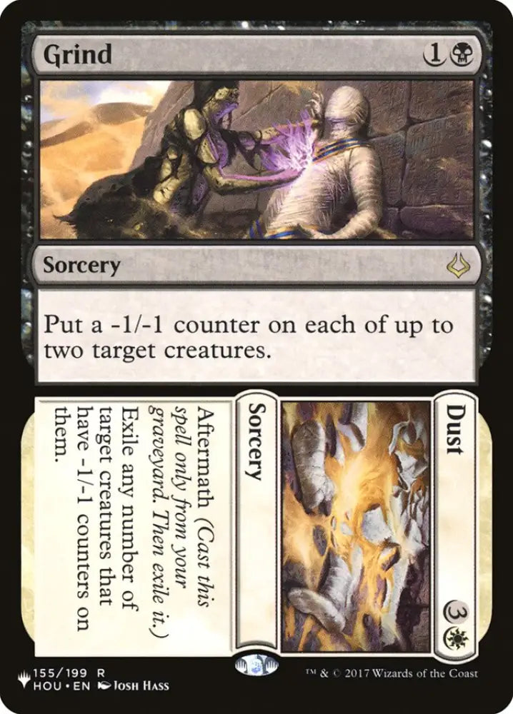 Grind // Dust [The List] - MTG Single