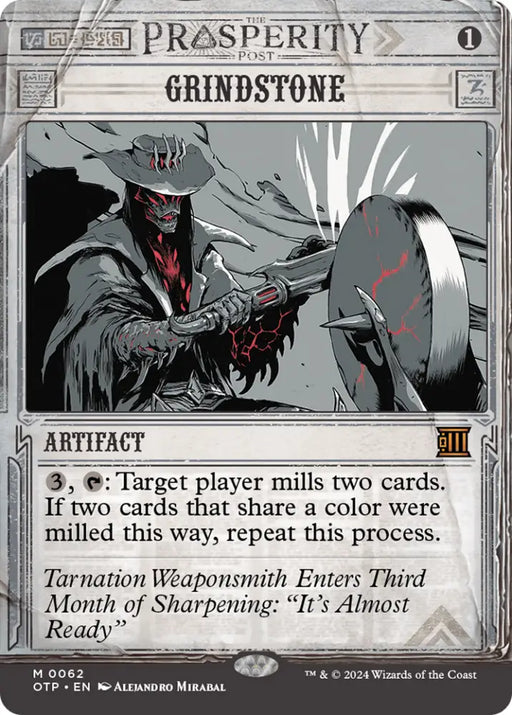 Grindstone [Outlaws of Thunder Junction: Breaking News] - MTG Single