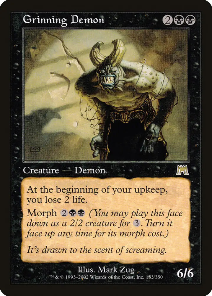 Grinning Demon [Onslaught] - MTG Single