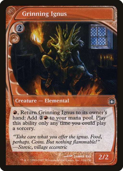Grinning Ignus [Future Sight] - MTG Single