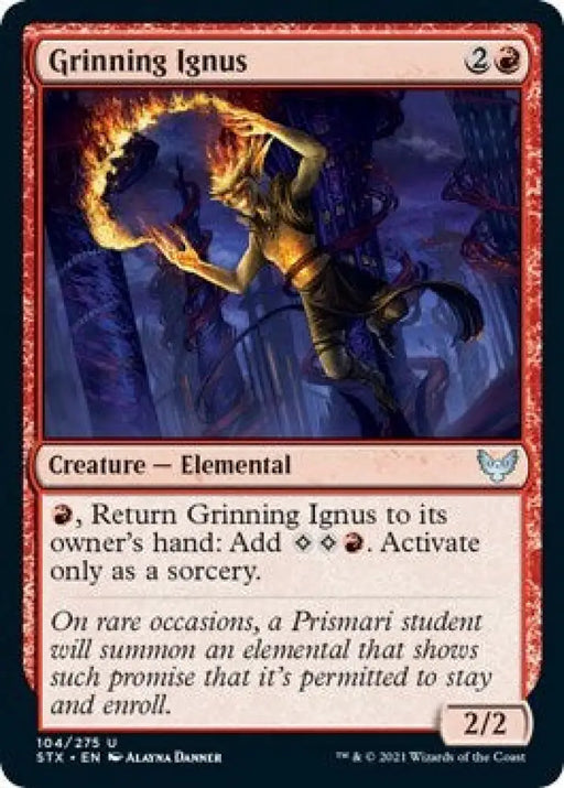 Grinning Ignus [Strixhaven: School of Mages] - MTG Single