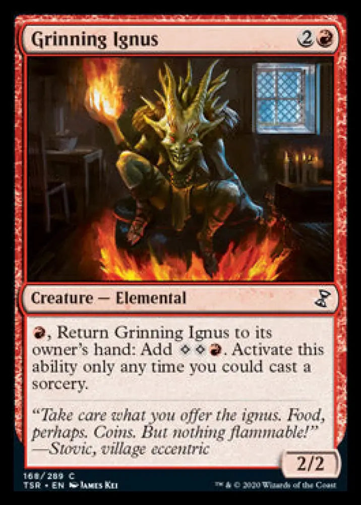 Grinning Ignus [Time Spiral Remastered] - MTG Single