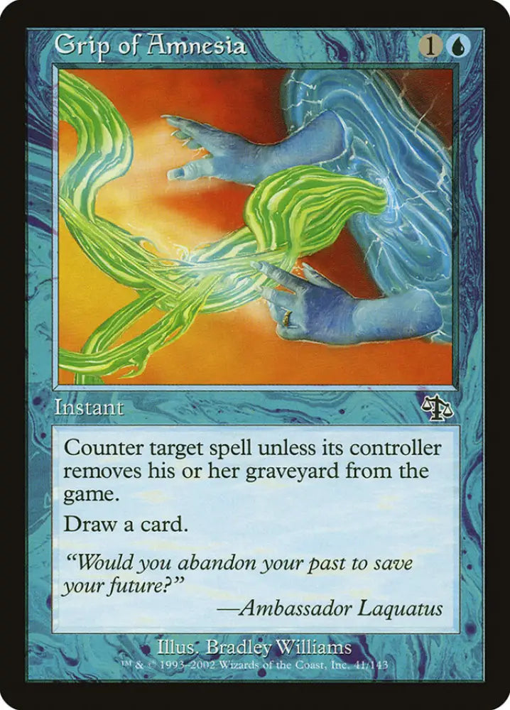 Grip of Amnesia [Judgment] - MTG Single