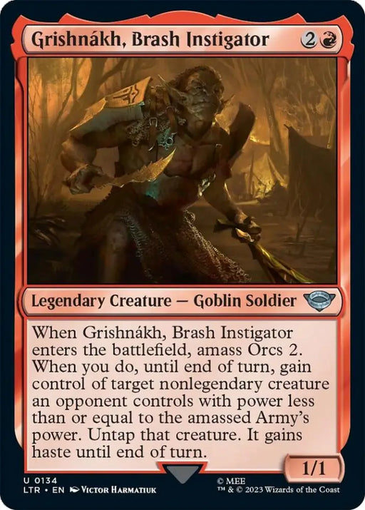 Grishnakh Brash Instigator [The Lord of the Rings: Tales of Middle-Earth] - MTG Single