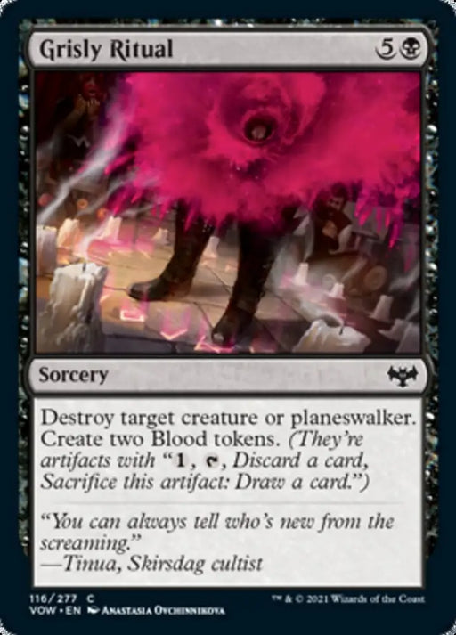 Grisly Ritual [Innistrad: Crimson Vow] - MTG Single