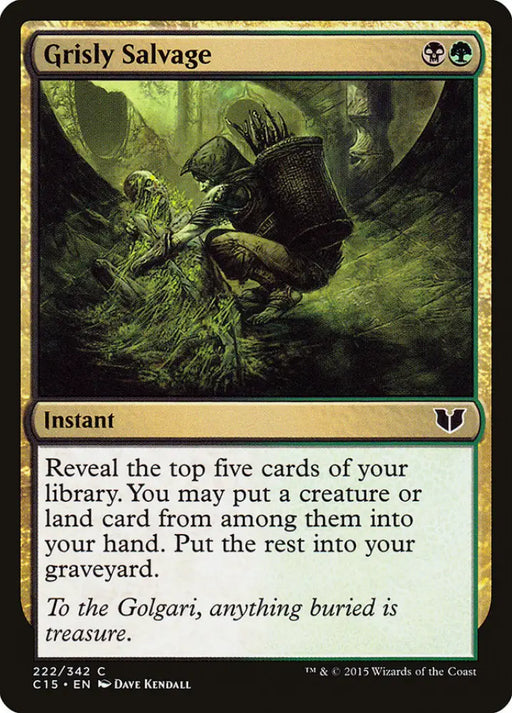 Grisly Salvage [Commander 2015] - MTG Single