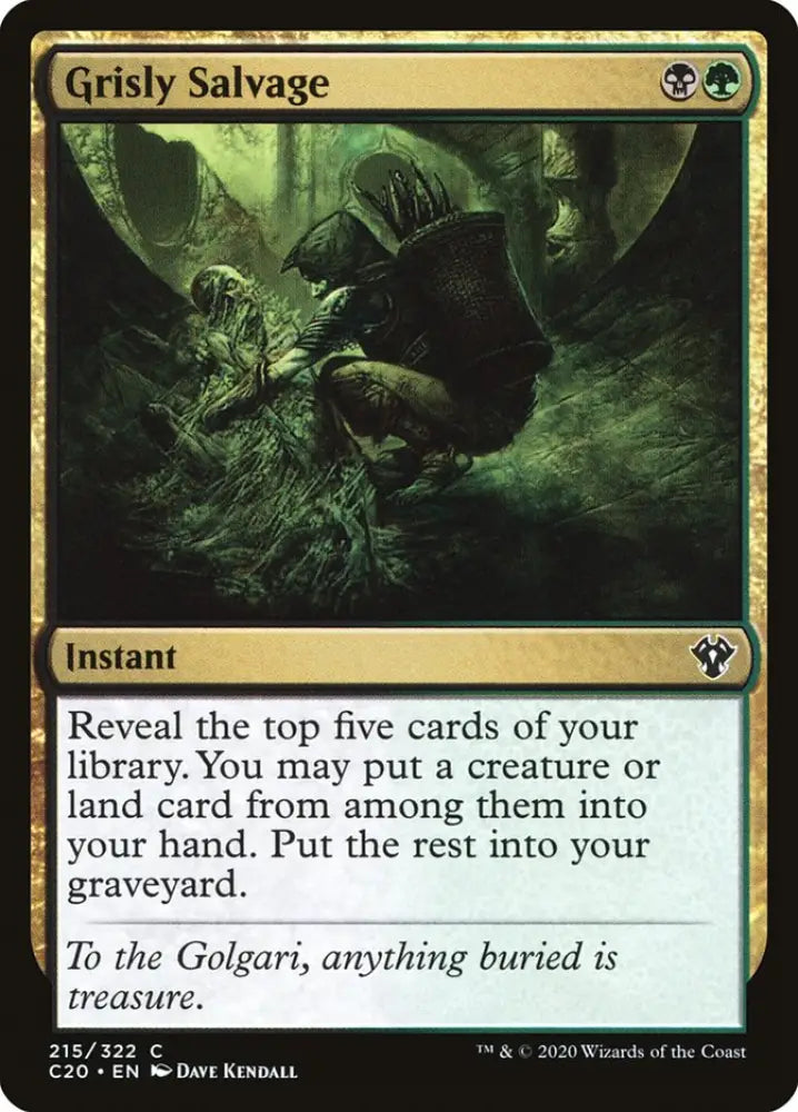 Grisly Salvage [Commander 2020] - MTG Single