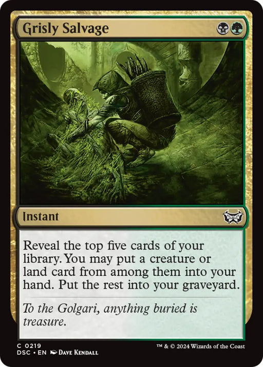 Grisly Salvage [Duskmourn: House of Horror Commander] - MTG Single
