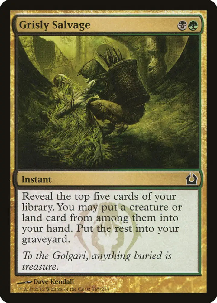 Grisly Salvage [Return to Ravnica] - MTG Single