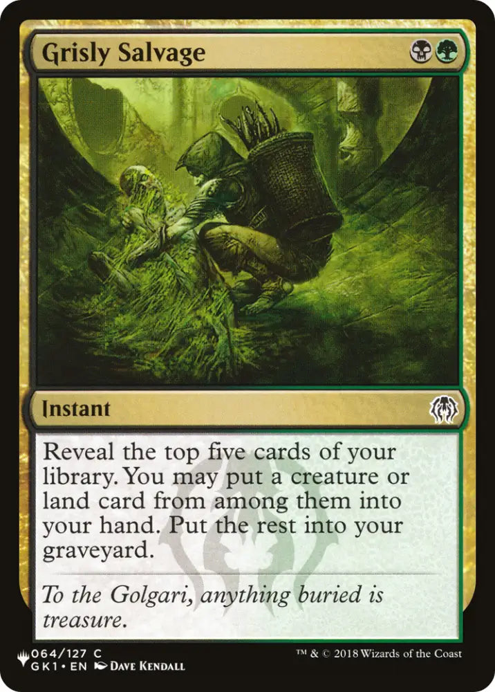 Grisly Salvage [The List] - MTG Single